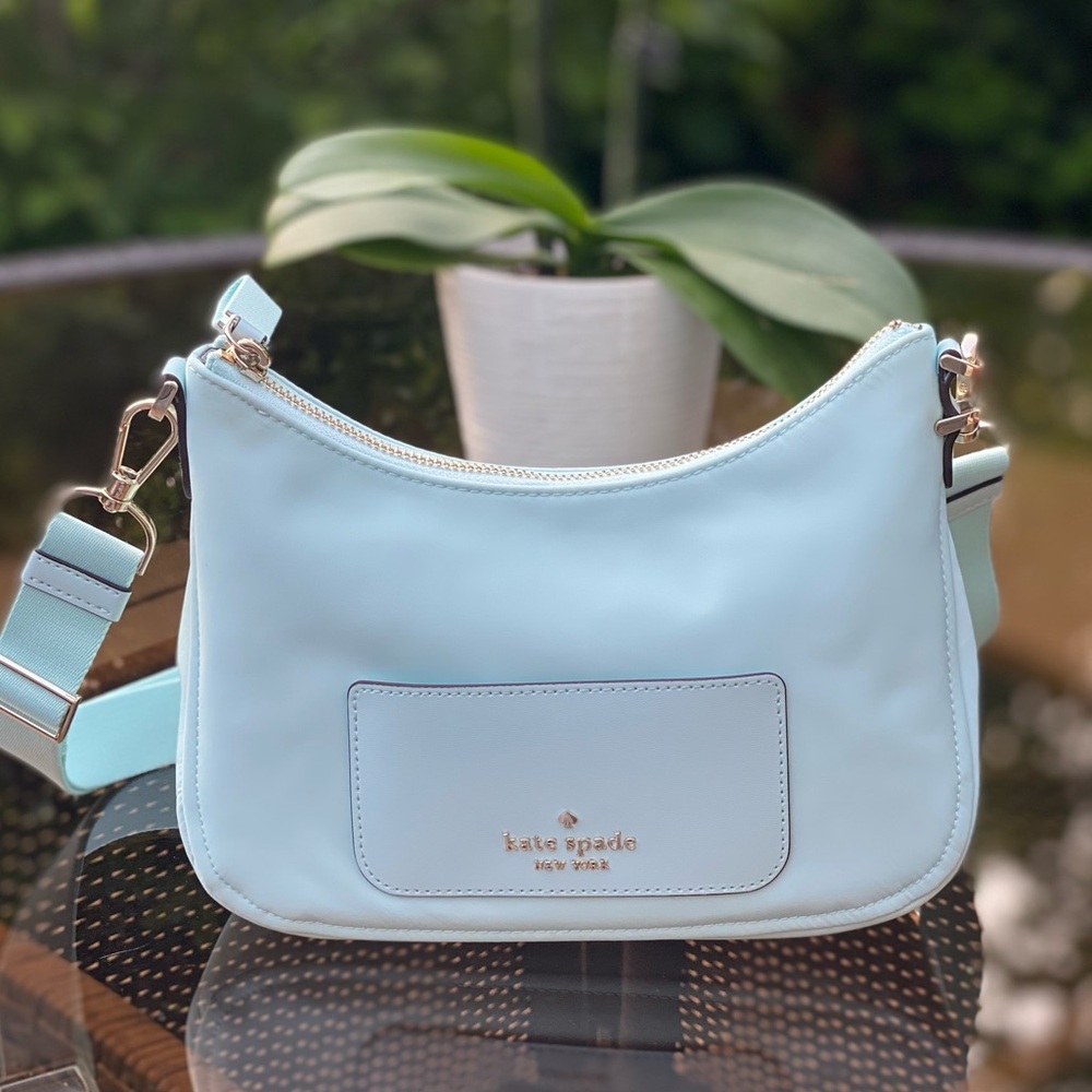 KATE SPADE Chelsea Nylon Crossbody Bag - Blue Glow - Lightly used.